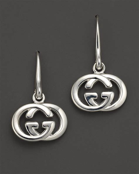 gucci earrings silver sale|gucci silver earrings for women.